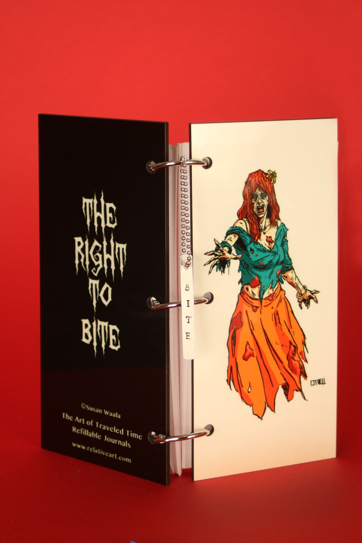 Zombie Girl White Journal