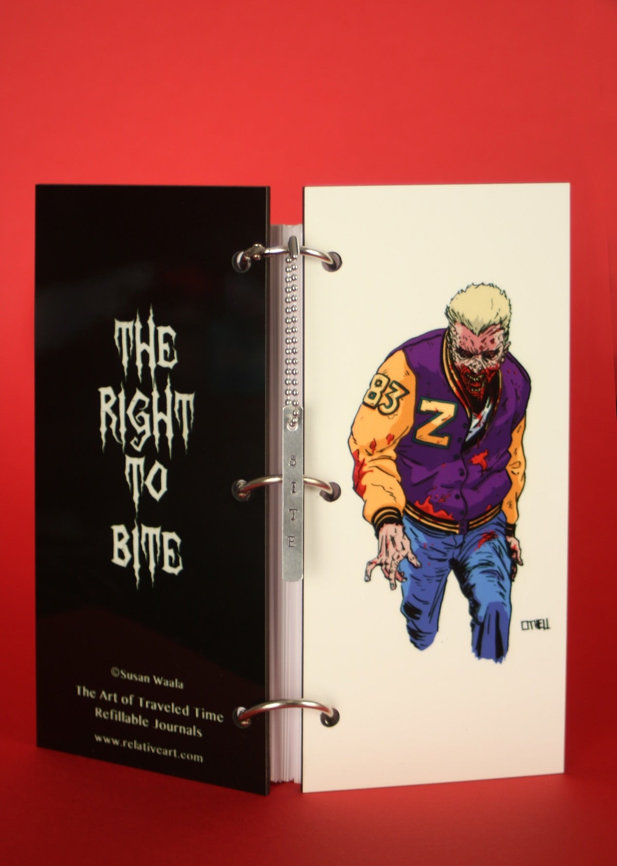 Zombie Jock White Journal