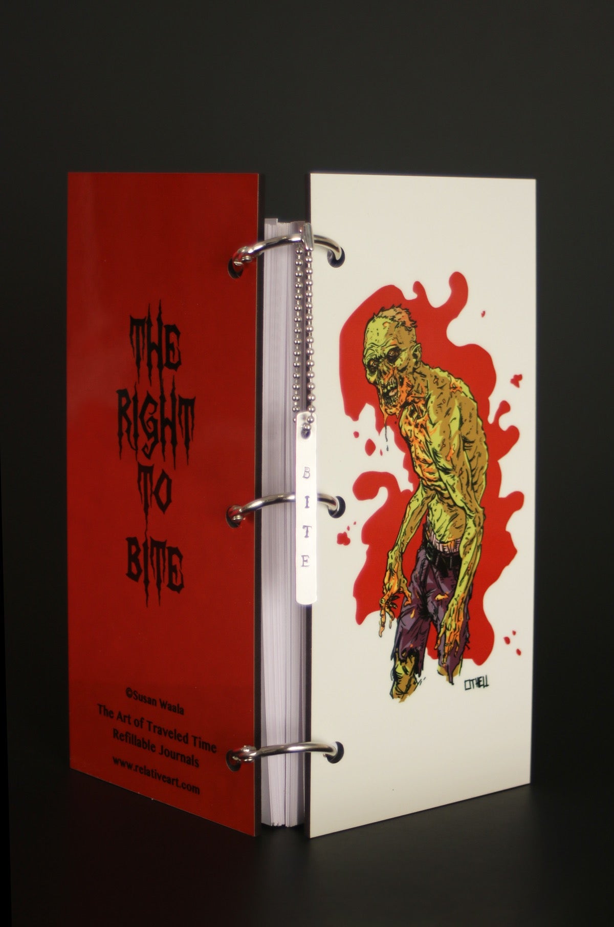 Zombie1 Splat White Journal